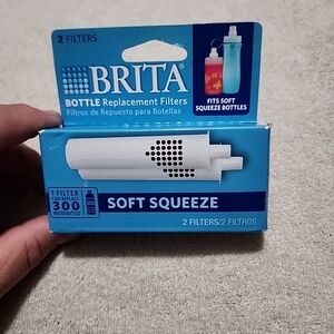 Brita Soft Squeeze Water Bottle Replacement Filters New Open Box Sealed Filters
